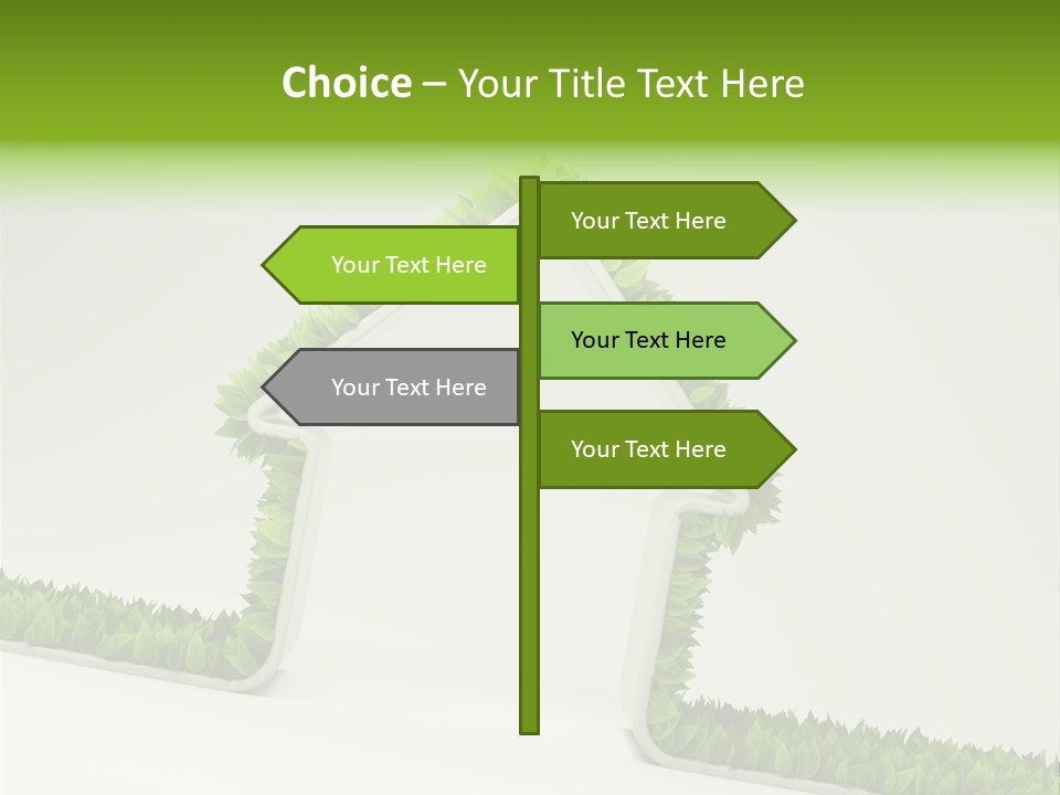 Nature Environment White PowerPoint Template