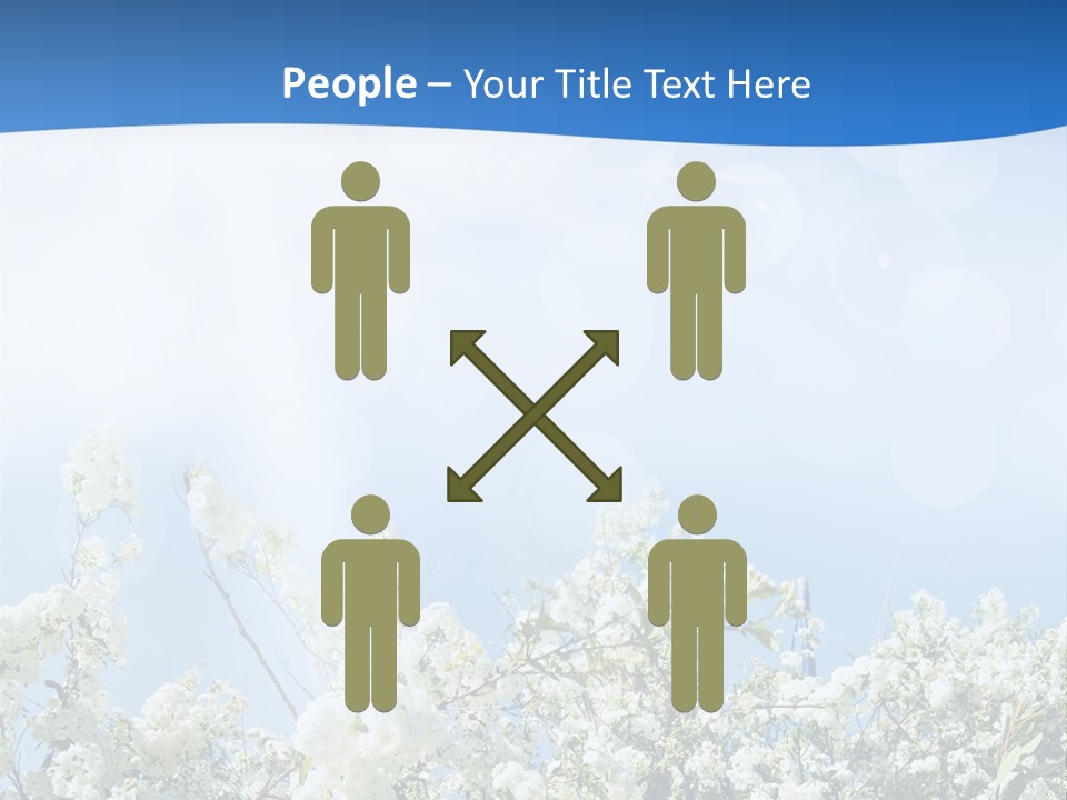 Human Toon Group PowerPoint Template