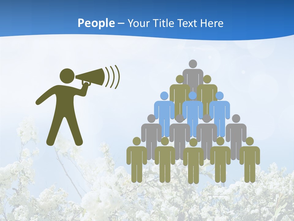 Human Toon Group PowerPoint Template