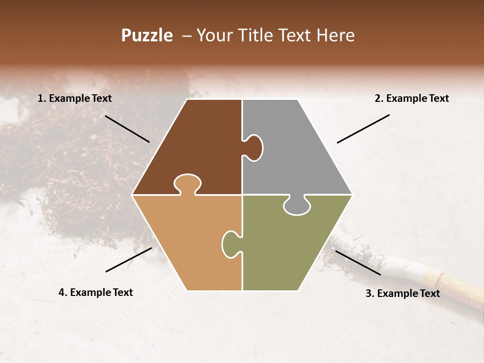 Tobacco Gold Burnt PowerPoint Template