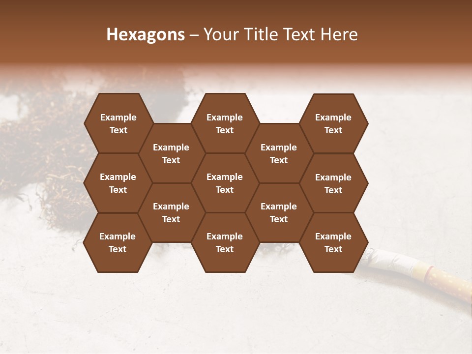 Tobacco Gold Burnt PowerPoint Template