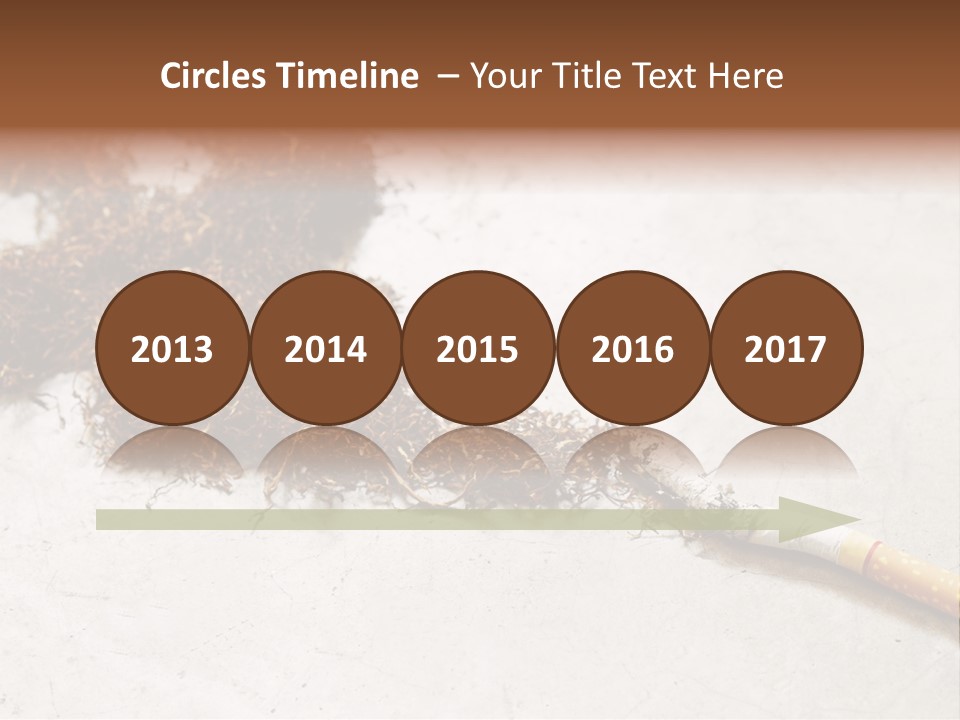 Tobacco Gold Burnt PowerPoint Template