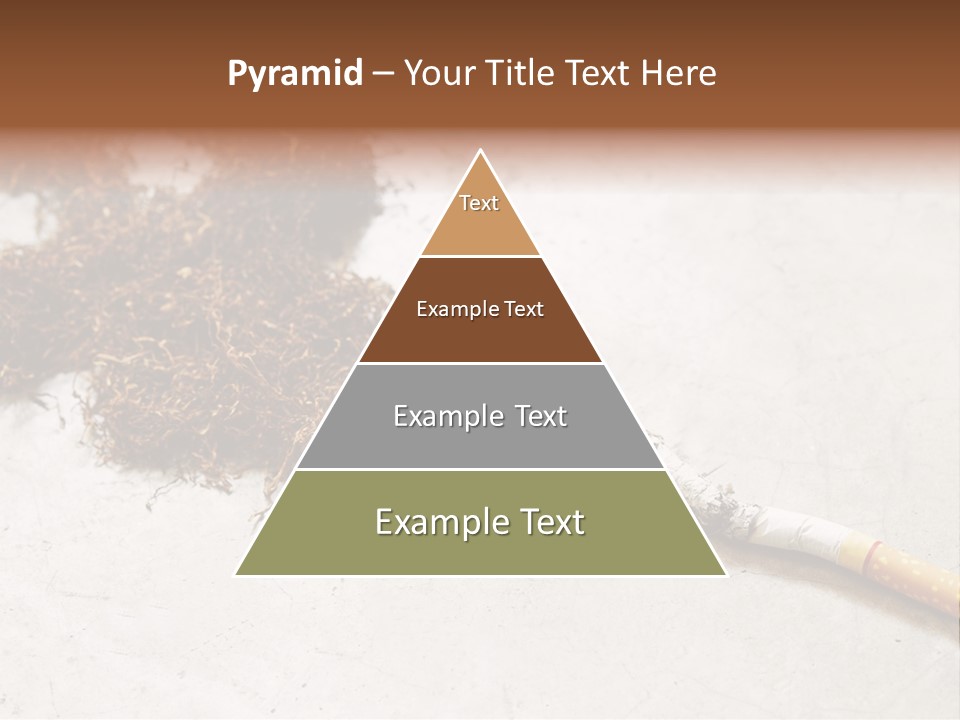 Tobacco Gold Burnt PowerPoint Template