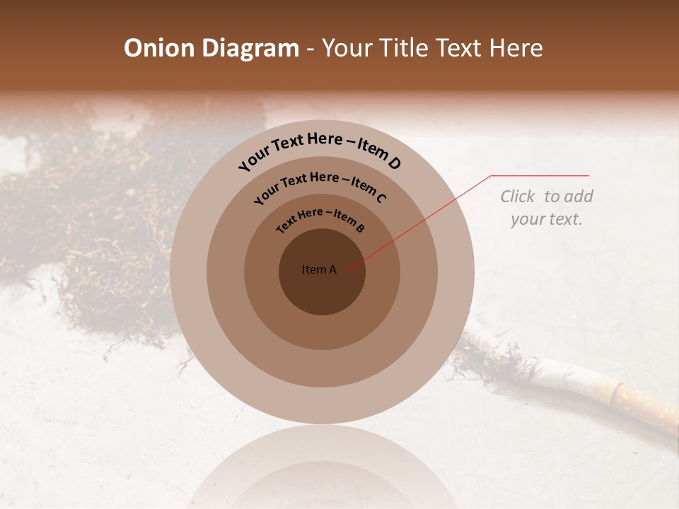 Tobacco Gold Burnt PowerPoint Template