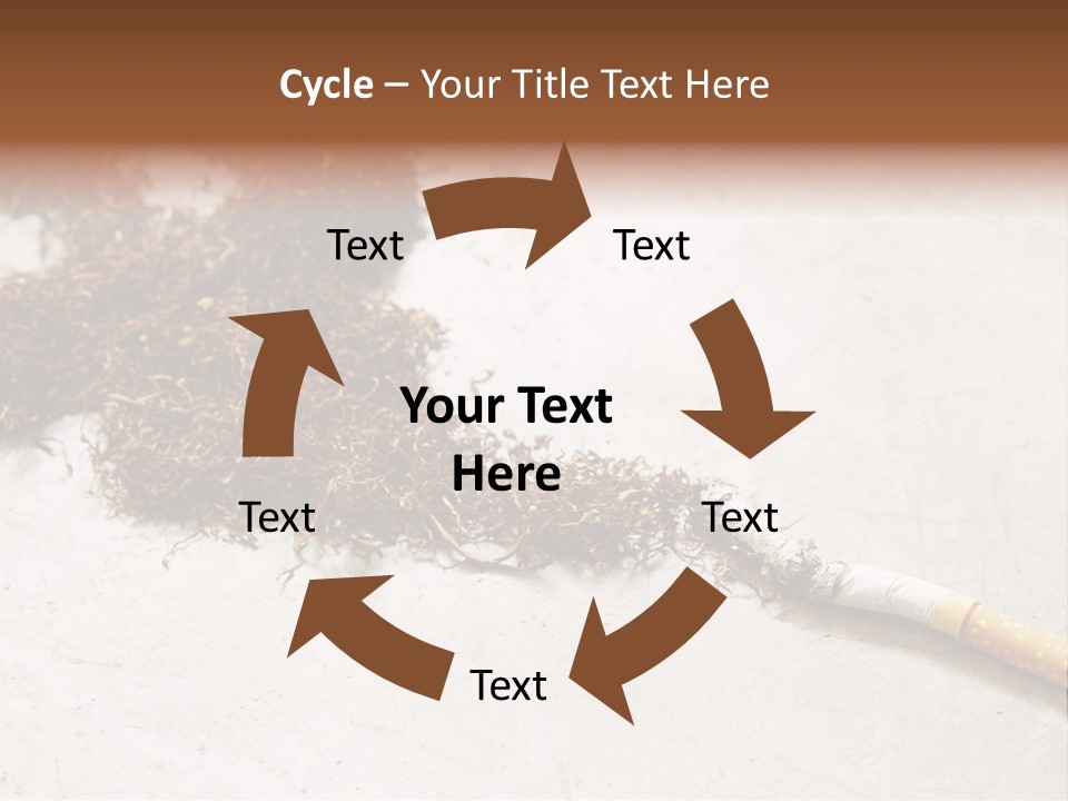 Tobacco Gold Burnt PowerPoint Template