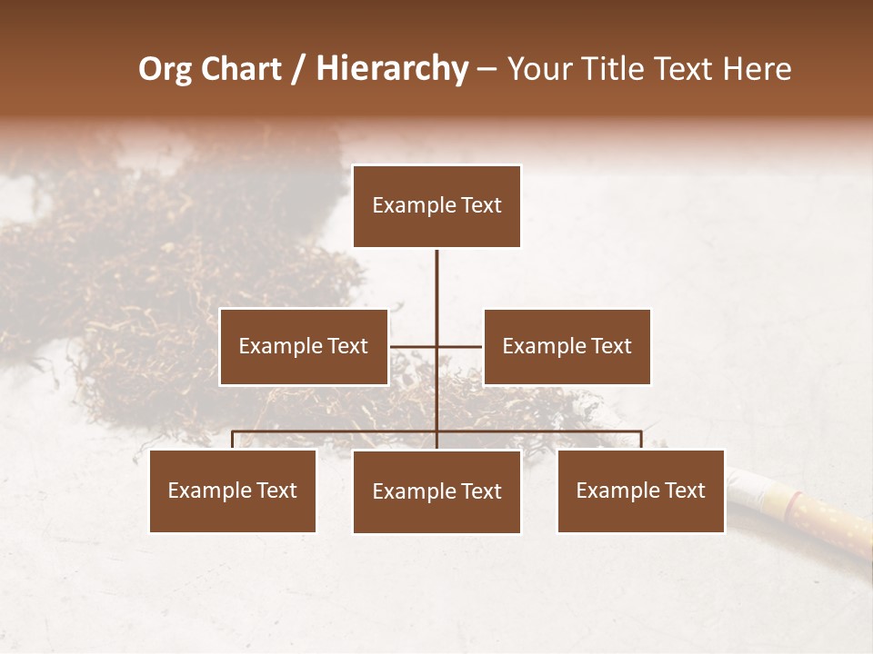 Tobacco Gold Burnt PowerPoint Template