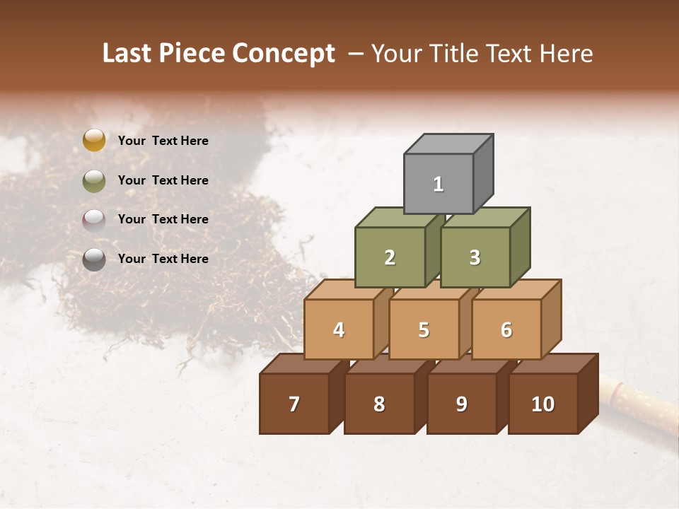 Tobacco Gold Burnt PowerPoint Template