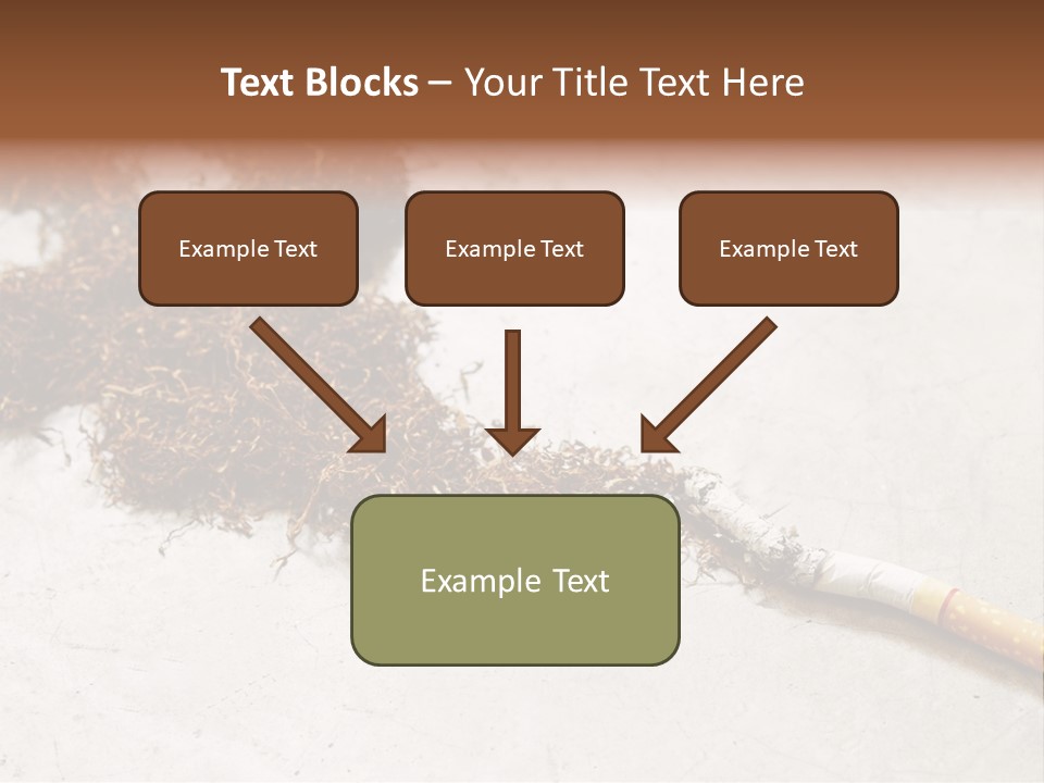 Tobacco Gold Burnt PowerPoint Template