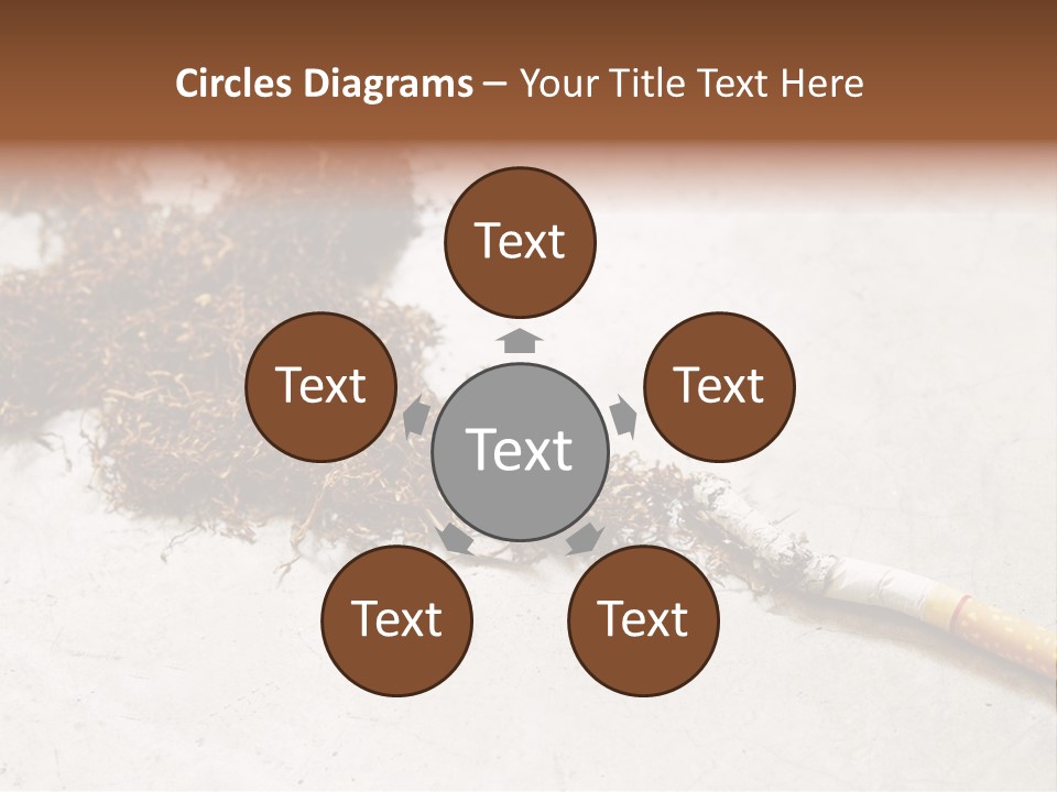 Tobacco Gold Burnt PowerPoint Template