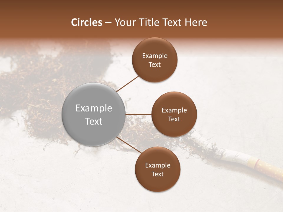 Tobacco Gold Burnt PowerPoint Template