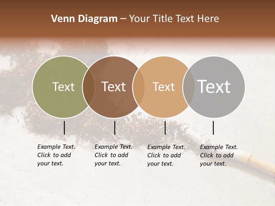 Tobacco Gold Burnt PowerPoint Template