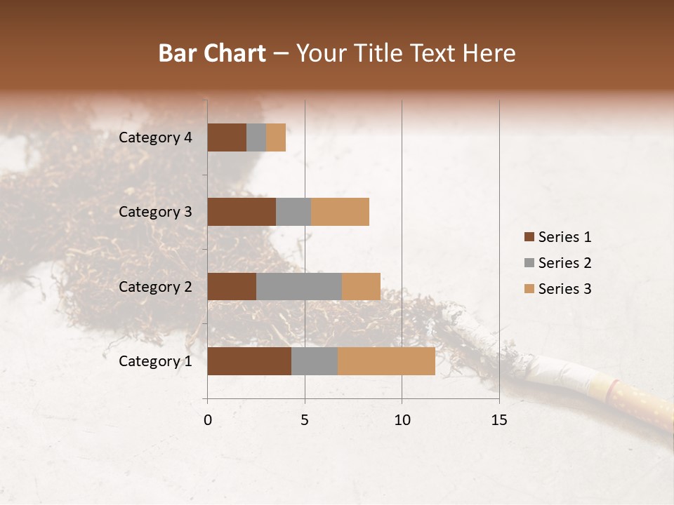 Tobacco Gold Burnt PowerPoint Template