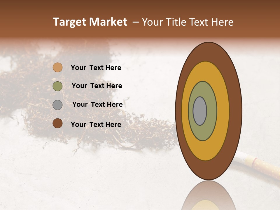 Tobacco Gold Burnt PowerPoint Template