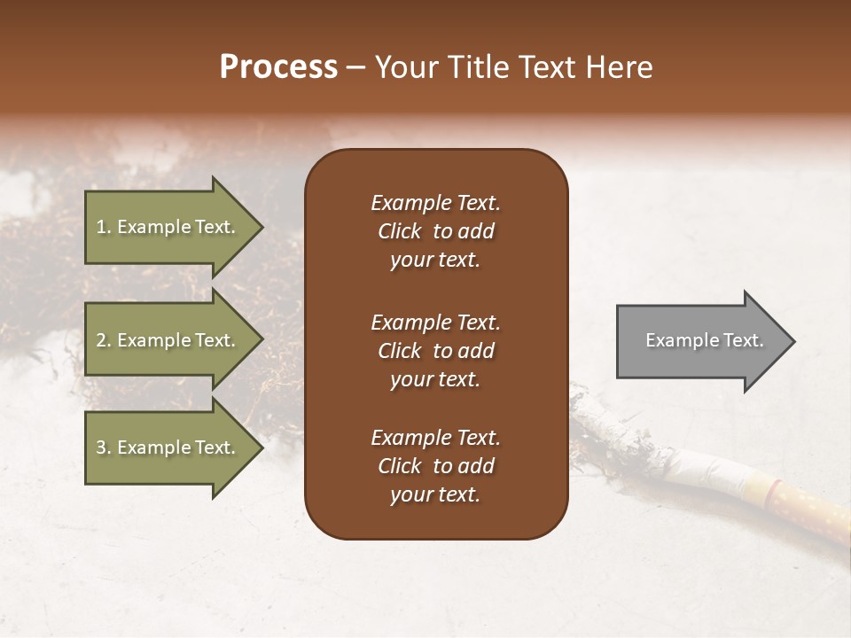Tobacco Gold Burnt PowerPoint Template