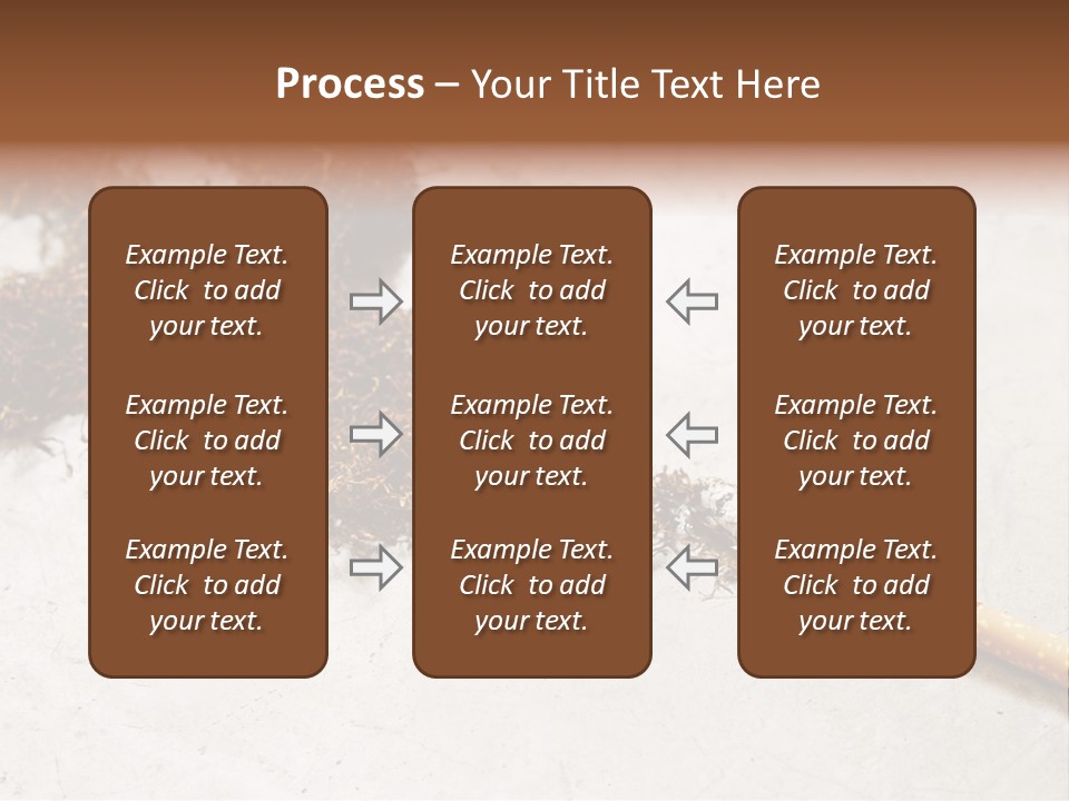 Tobacco Gold Burnt PowerPoint Template