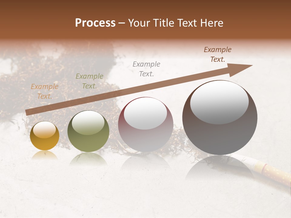 Tobacco Gold Burnt PowerPoint Template