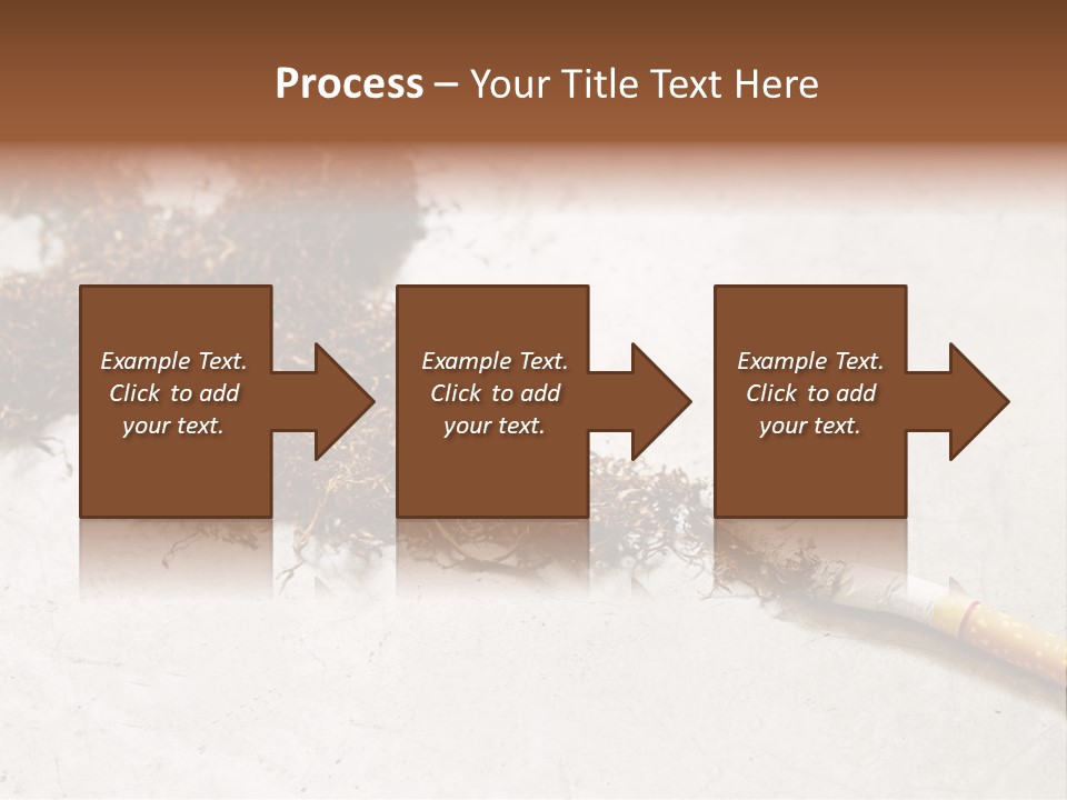 Tobacco Gold Burnt PowerPoint Template