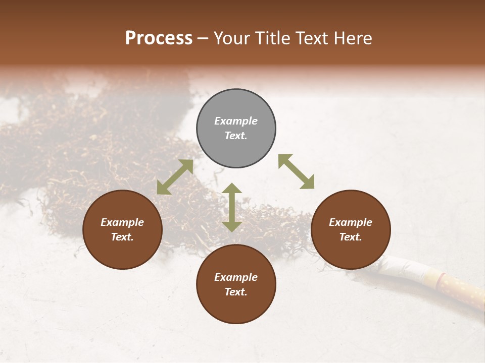 Tobacco Gold Burnt PowerPoint Template