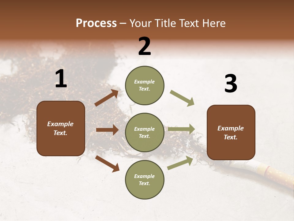 Tobacco Gold Burnt PowerPoint Template