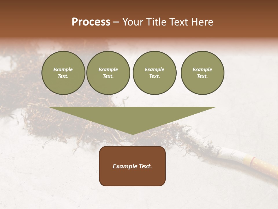 Tobacco Gold Burnt PowerPoint Template