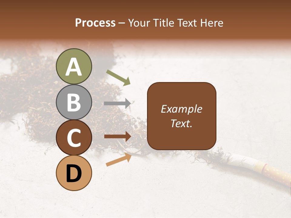 Tobacco Gold Burnt PowerPoint Template