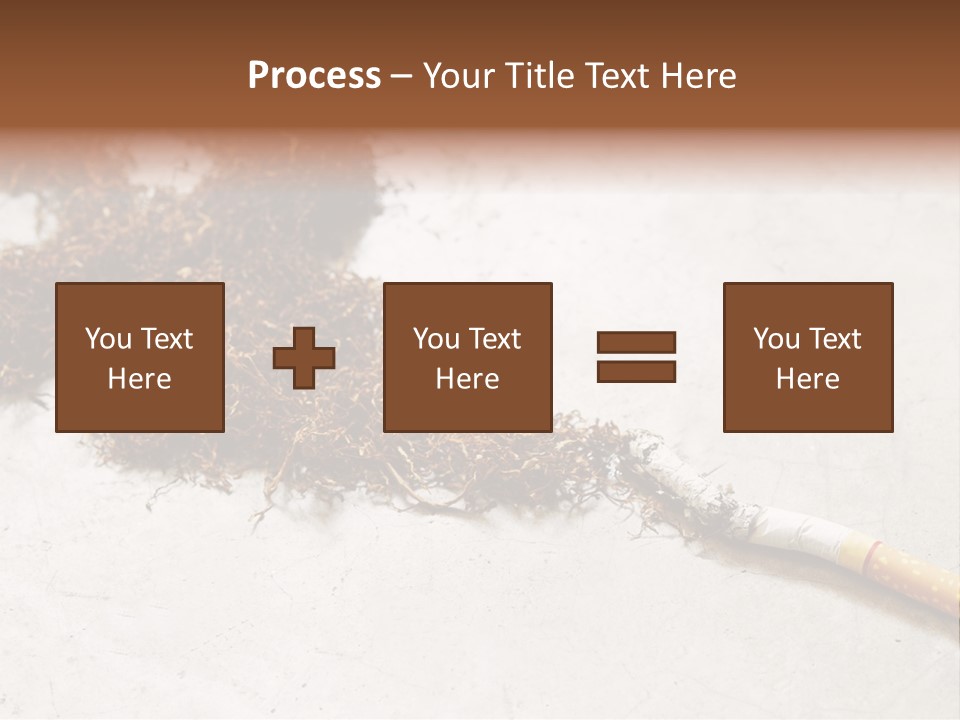 Tobacco Gold Burnt PowerPoint Template