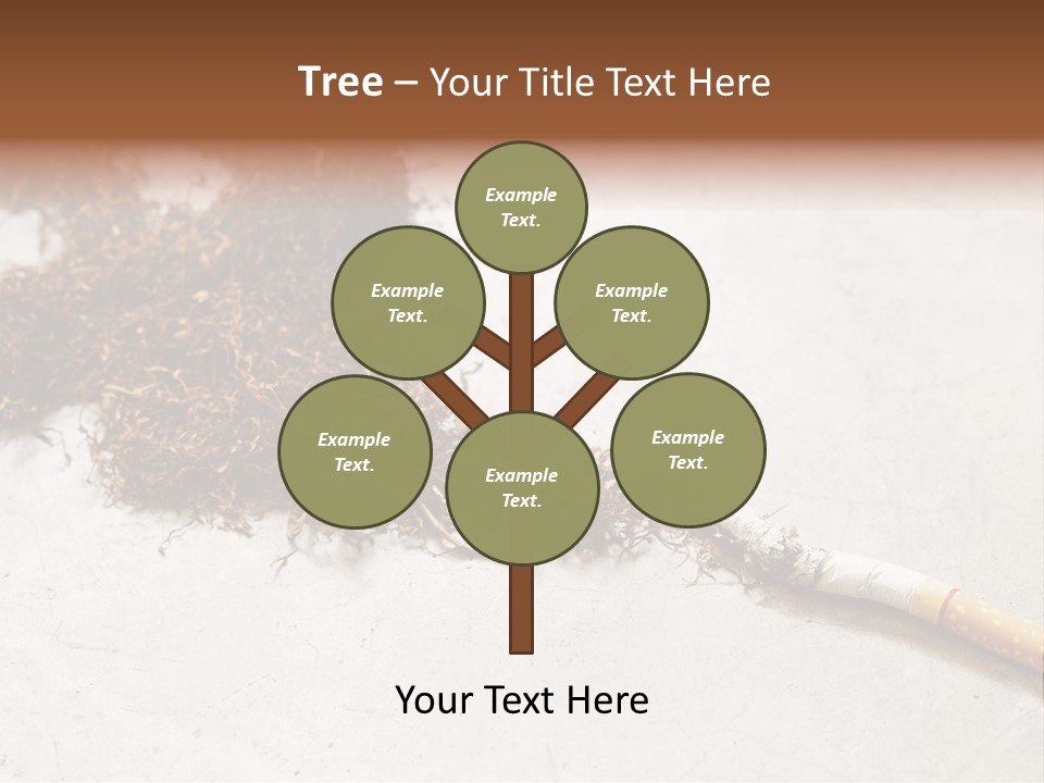 Tobacco Gold Burnt PowerPoint Template