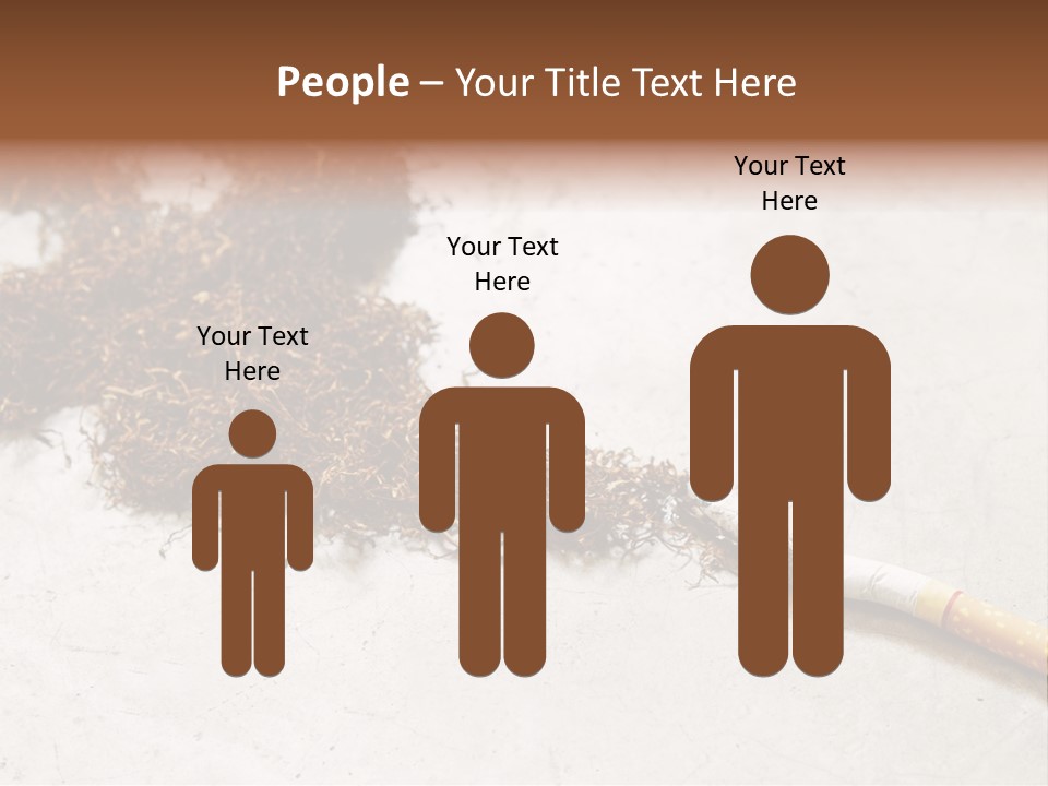 Tobacco Gold Burnt PowerPoint Template