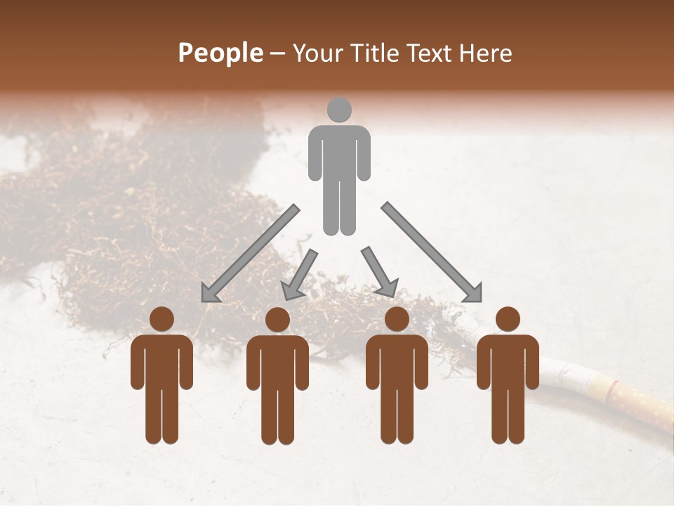 Tobacco Gold Burnt PowerPoint Template