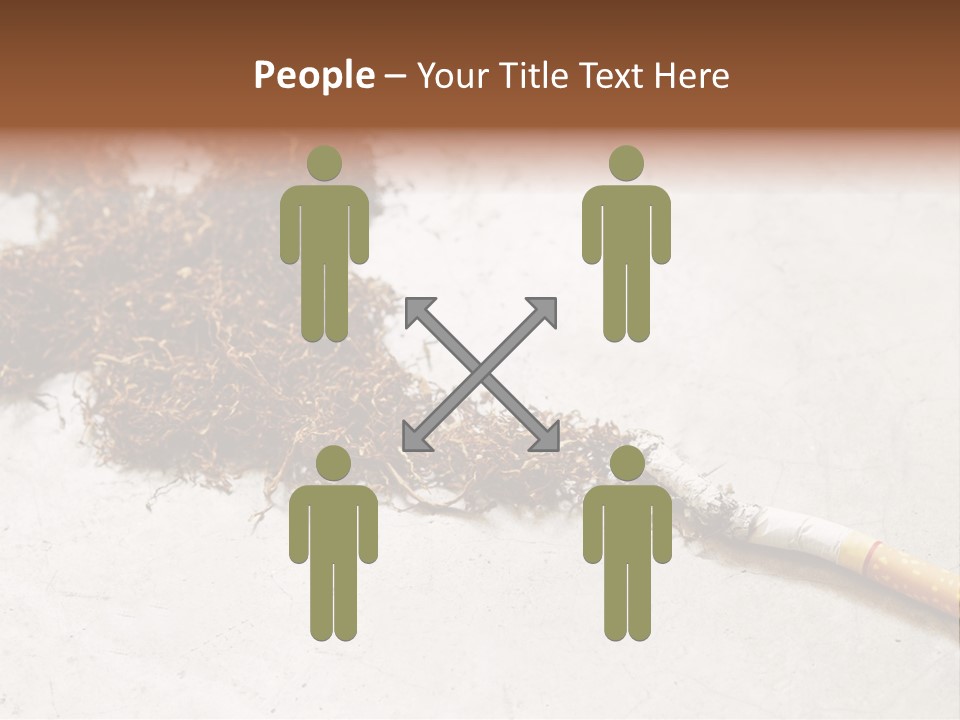 Tobacco Gold Burnt PowerPoint Template