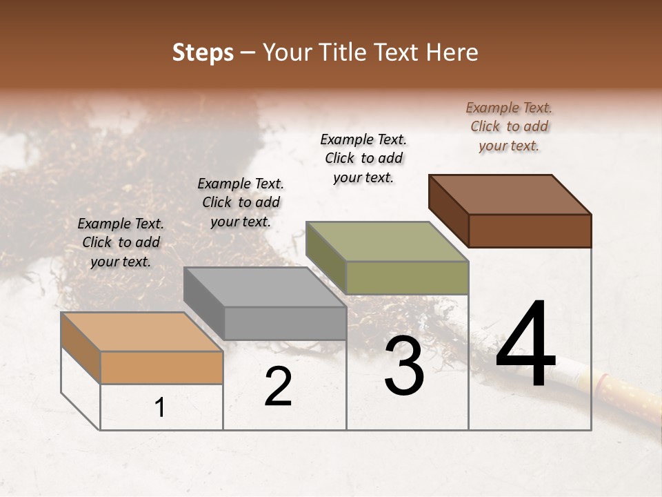 Tobacco Gold Burnt PowerPoint Template