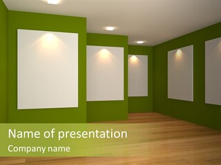 Blank Space White PowerPoint Template