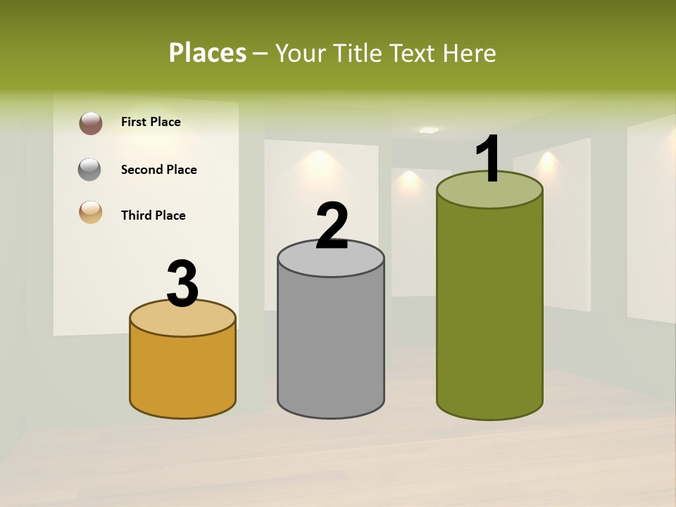 Blank Space White PowerPoint Template