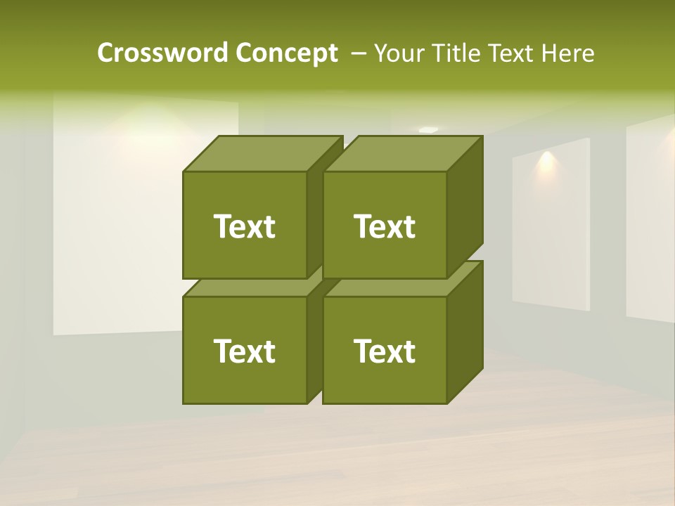 Blank Space White PowerPoint Template