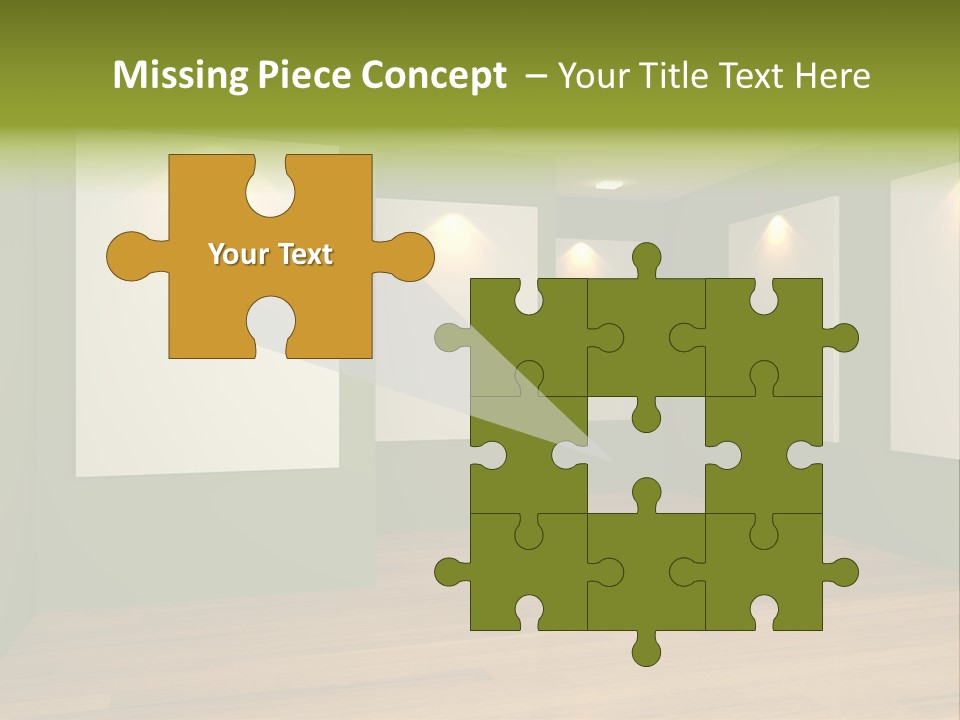Blank Space White PowerPoint Template