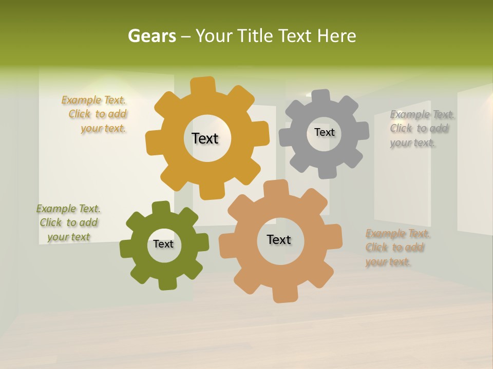 Blank Space White PowerPoint Template