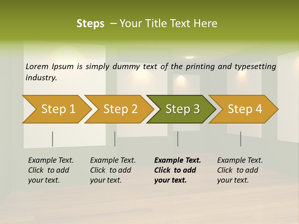 Blank Space White PowerPoint Template
