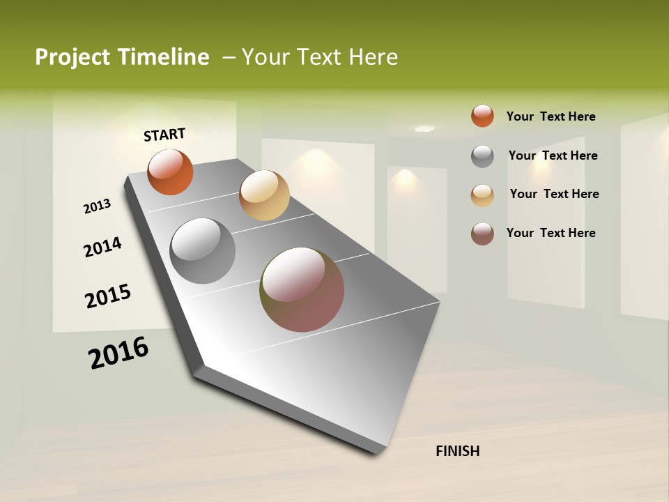 Blank Space White PowerPoint Template