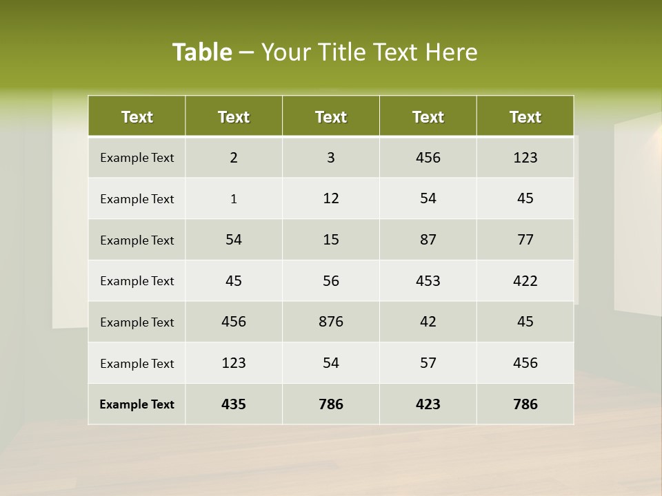 Blank Space White PowerPoint Template