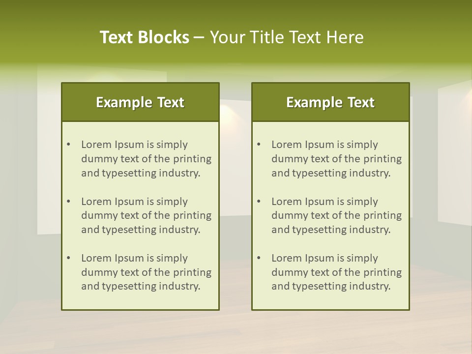 Blank Space White PowerPoint Template
