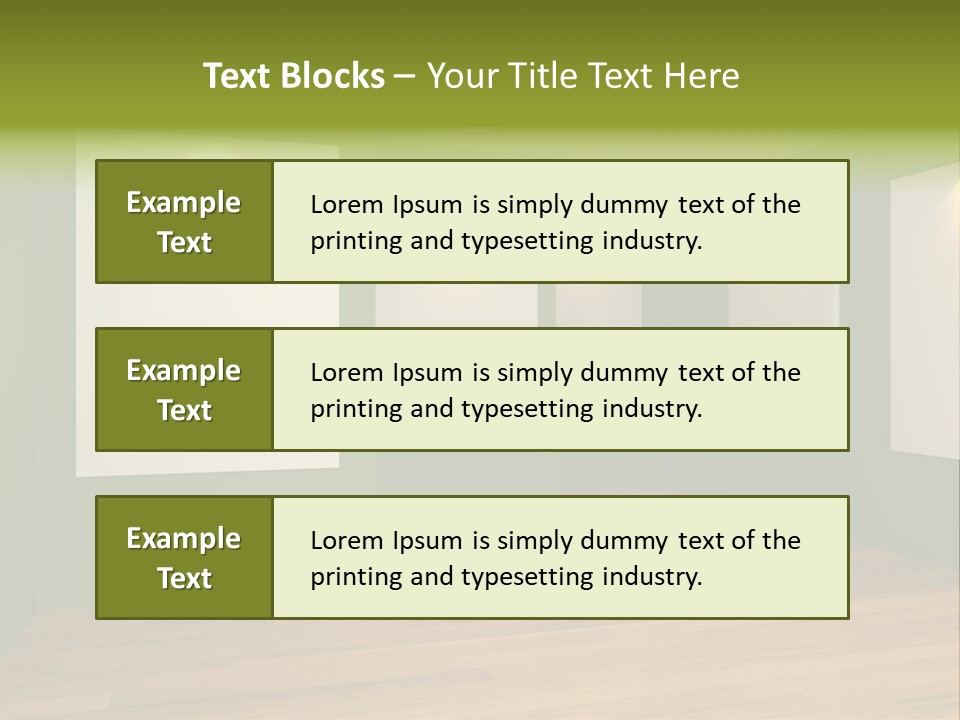 Blank Space White PowerPoint Template
