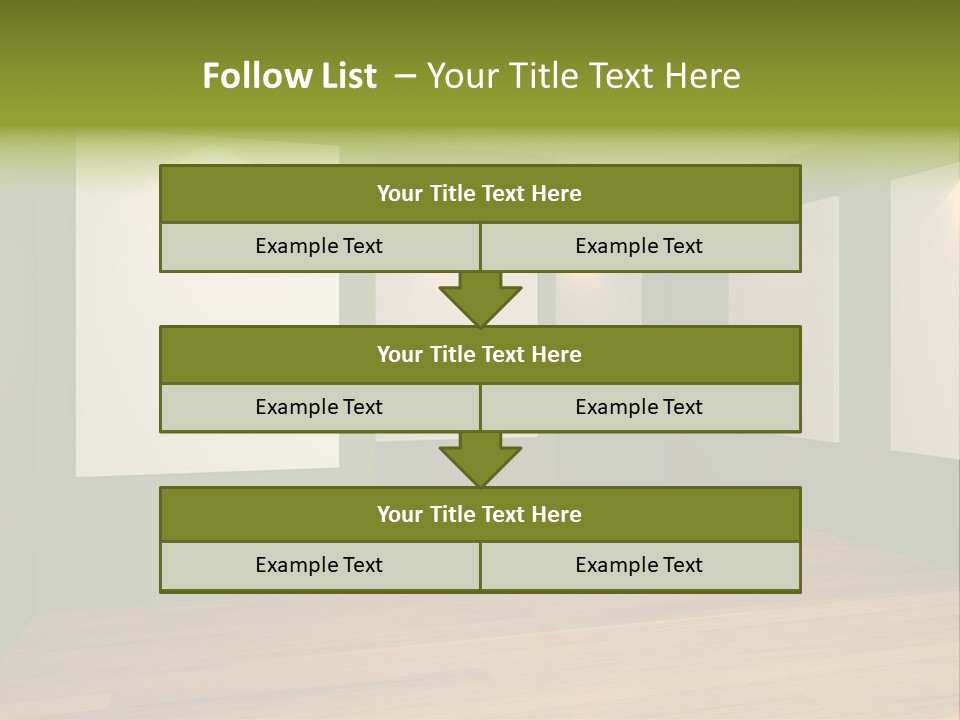 Blank Space White PowerPoint Template