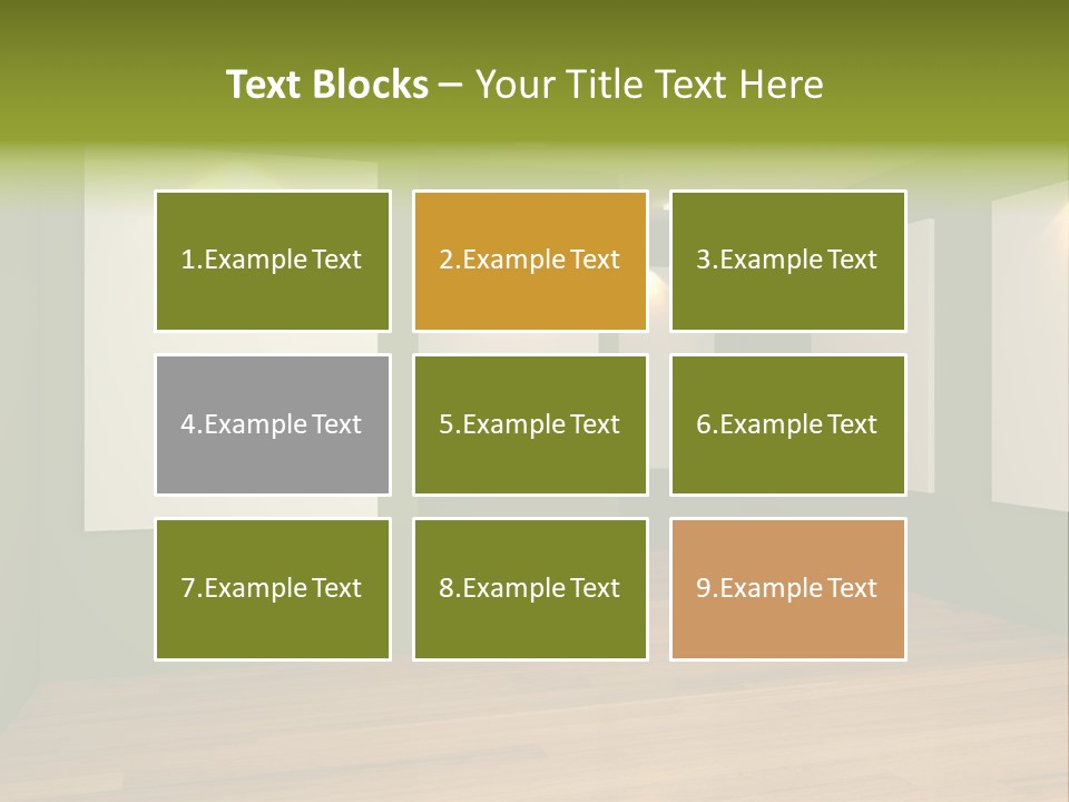 Blank Space White PowerPoint Template