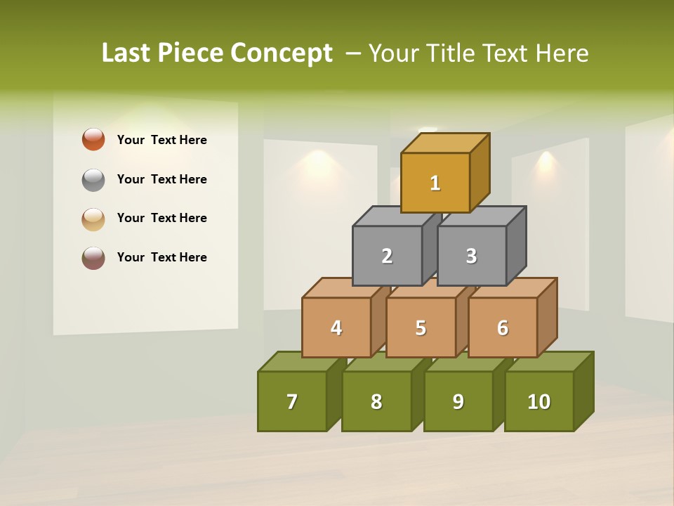 Blank Space White PowerPoint Template