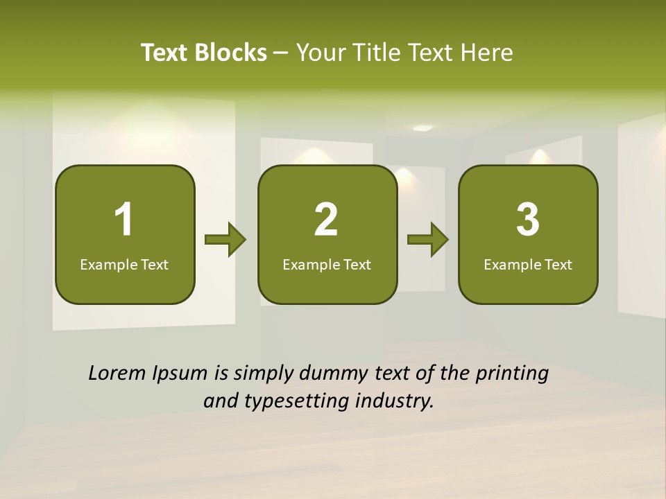 Blank Space White PowerPoint Template