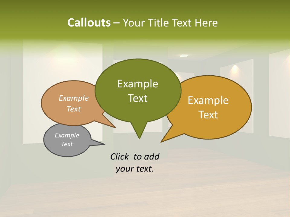 Blank Space White PowerPoint Template