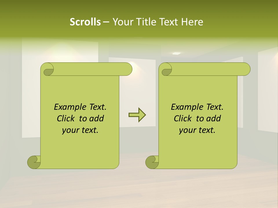 Blank Space White PowerPoint Template