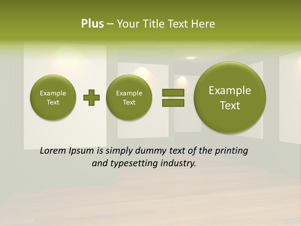 Blank Space White PowerPoint Template