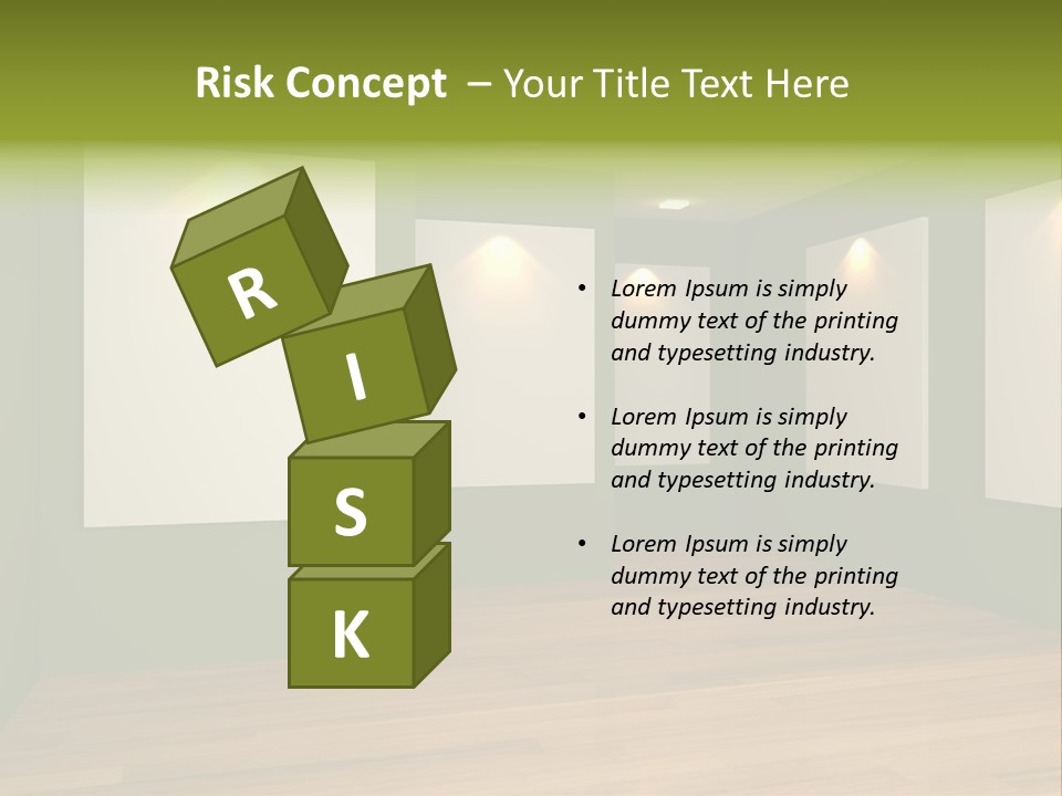 Blank Space White PowerPoint Template