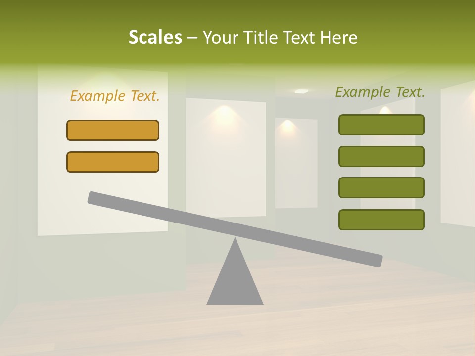 Blank Space White PowerPoint Template